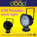 Offroad round epistar 27w portable led work light